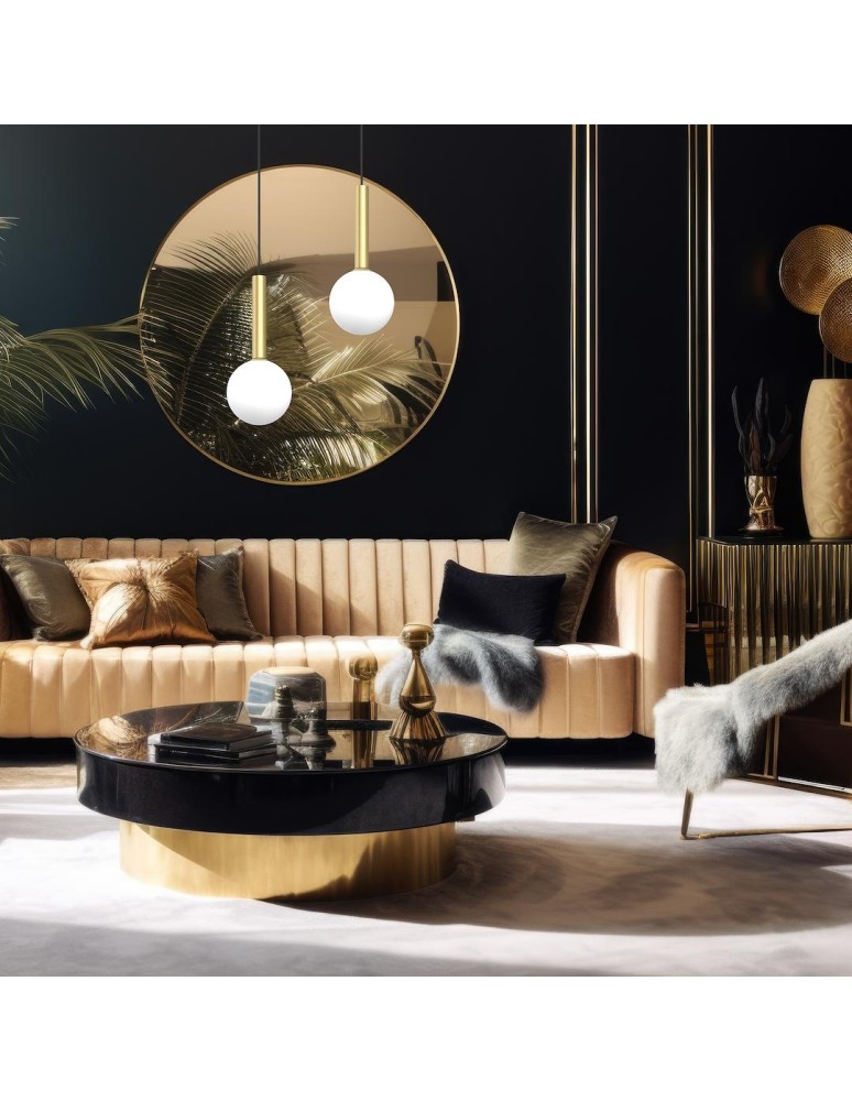 Single pendant lamps - Milagro PLAY GOLD 1xG9 pendant lamp MLP0971 - product kolory-swiatla.pl 3