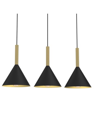Milagro PERU BLACK 3xE27 pendant lamp MLP0978 - product 2