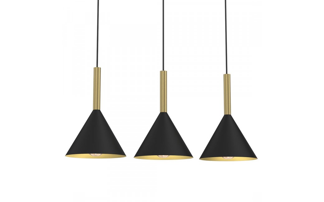 Milagro Lampa wisząca PERU BLACK 3xE27 MLP0978