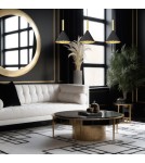 Pendant lamps on a strip - Milagro PERU BLACK 3xE27 pendant lamp MLP0978 - product 4