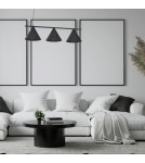 Triple pendant lamps - Milagro CAPITAL Pendant Lamp Black 3XGX53 MLP0938 - product 4