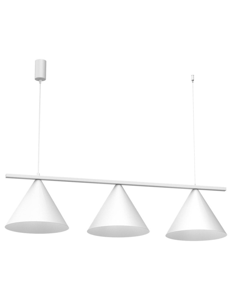 Triple pendant lamps - Milagro CAPITAL pendant lamp WHITE 3XGX52 MLP0939 - product kolory-swiatla.pl 6