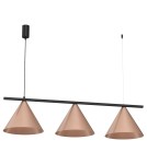 Triple pendant lamps - Milagro CAPITAL Pendant Lamp Black-Copper 3XGX53 MLP0940 - product 1