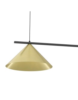 Milagro CAPITAL black and gold pendant lamp 2XGX53 MLP0941 - product 2