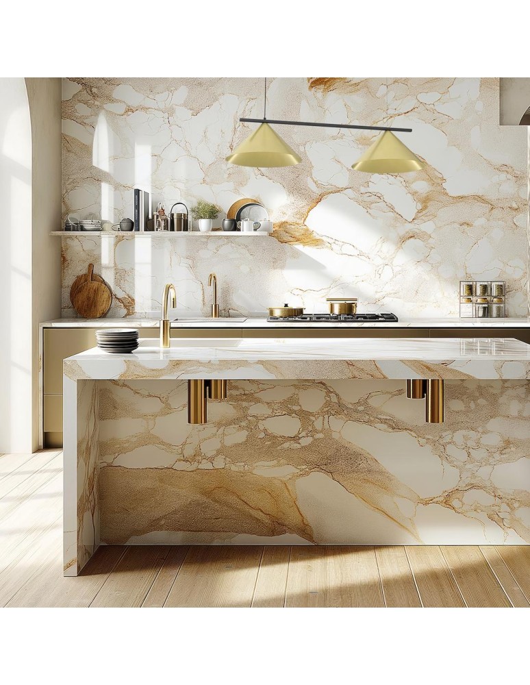 Double pendant lamps - Milagro CAPITAL black and gold pendant lamp 2XGX53 MLP0941 - product kolory-swiatla.pl 3