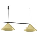 Double pendant lamps - Milagro CAPITAL black and gold pendant lamp 2XGX53 MLP0941 - product 6
