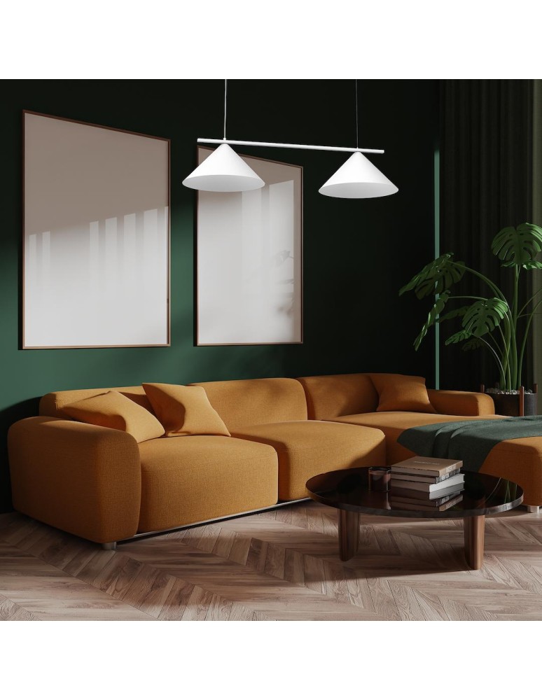 Double pendant lamps - Milagro Pendant lamp CAPITAL WHITE 2XGX53 MLP0943 - product kolory-swiatla.pl 4