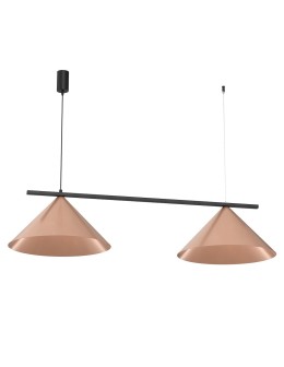 Milagro CAPITAL Pendant Lamp Black-Copper 2XGX53 MLP0944
