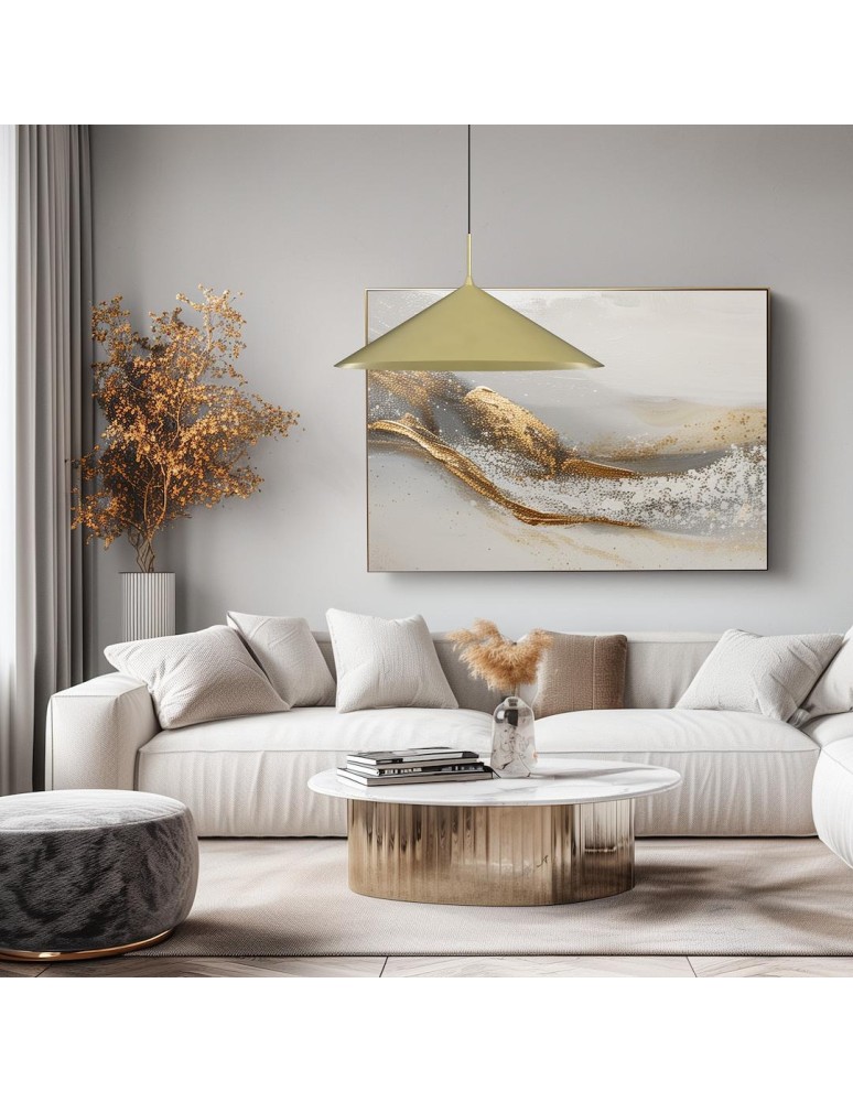 Single pendant lamps - Milagro CAPITAL GOLD pendant lamp 1XGX53 MLP0945 - product kolory-swiatla.pl 3