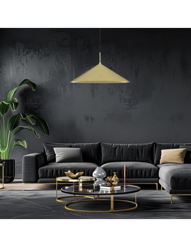 Single pendant lamps - Milagro CAPITAL GOLD pendant lamp 1XGX53 MLP0945 - product kolory-swiatla.pl 4