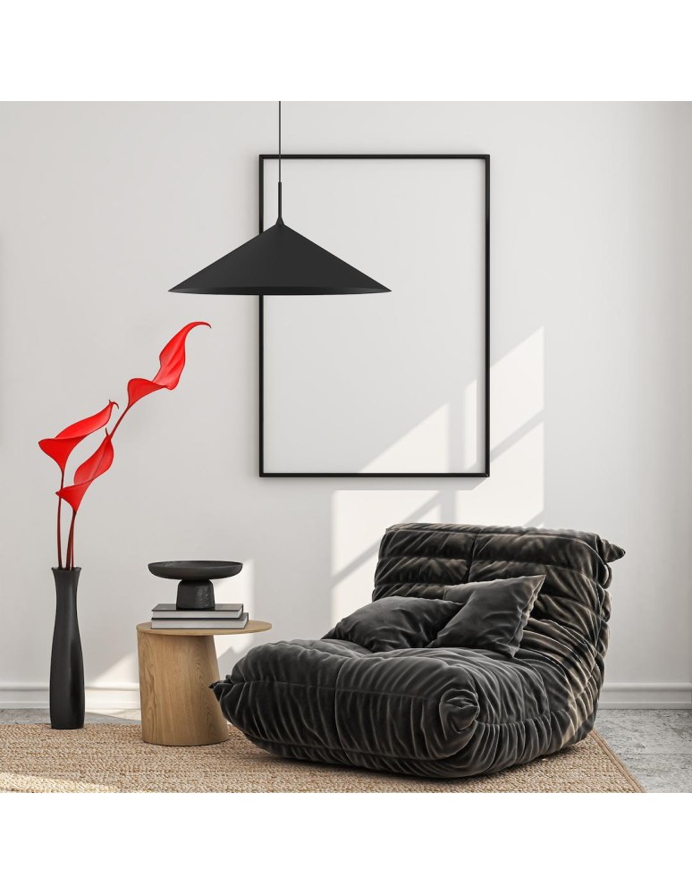Single pendant lamps - Milagro CAPITAL Pendant Lamp Black 1XGX53 MLP0946 - product kolory-swiatla.pl 4
