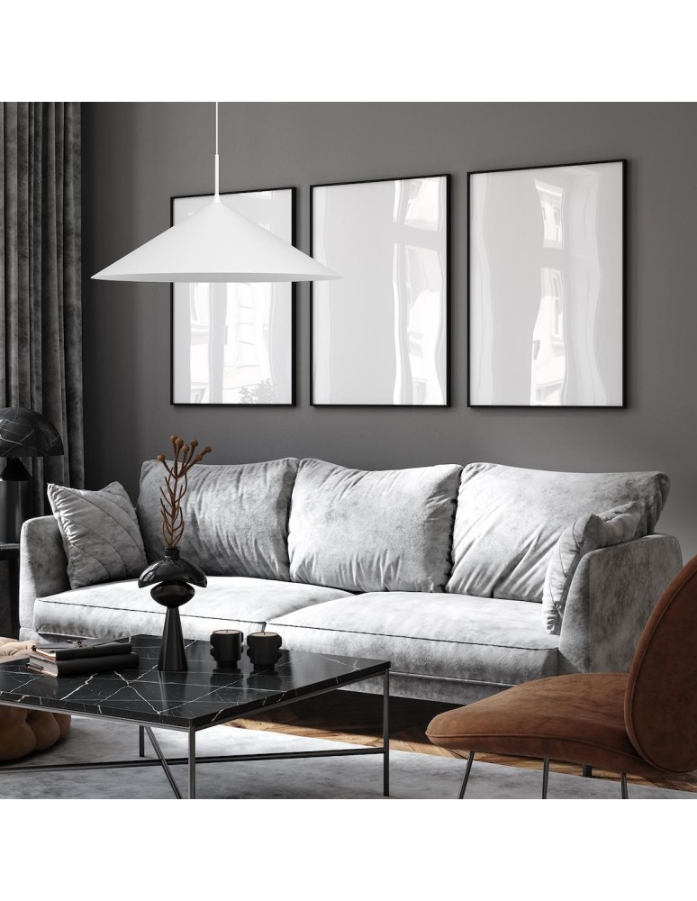 Single pendant lamps - Milagro CAPITAL pendant lamp WHITE 1XGX53 MLP0947 - product kolory-swiatla.pl 3