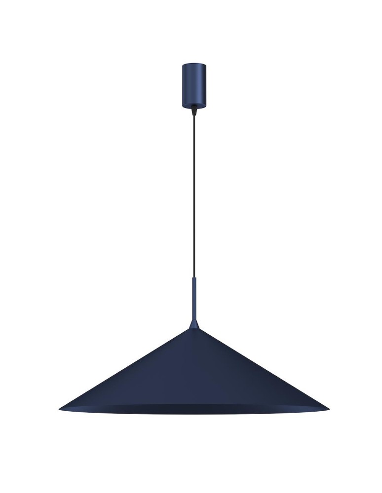 Single pendant lamps - Milagro CAPITAL pendant lamp BLUE 1XGX53 MLP0950 - product kolory-swiatla.pl 1