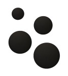 LED wall lamps - Milagro Disk wall lamp 9W 3CCT IP65 Black ML1285 - product 3