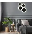 LED wall lamps - Milagro Disk wall lamp 9W 3CCT IP65 Black ML1285 - product 6