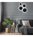 LED wall lamps - Milagro Disk wall lamp 9W 3CCT IP65 Black ML1285 - product 7