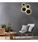 LED wall lamps - Milagro Disk wall lamp 12W 3CCT IP65 Black ML1286 - product 5