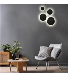 LED wall lamps - Milagro Disk wall lamp 12W 3CCT IP65 Black ML1286 - product 6