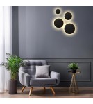 LED wall lamps - Milagro Disk wall lamp 15W 3CCT IP65 Black ML1287 - product 5