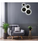 LED wall lamps - Milagro Disk wall lamp 15W 3CCT IP65 Black ML1287 - product 6