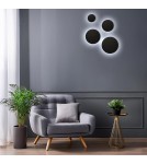 LED wall lamps - Milagro Disk wall lamp 15W 3CCT IP65 Black ML1287 - product 7