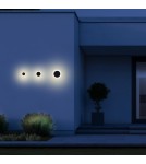 LED wall lamps - Milagro Wall lamp Disk 18W 3CCT IP65 Black ML1288 - product 4