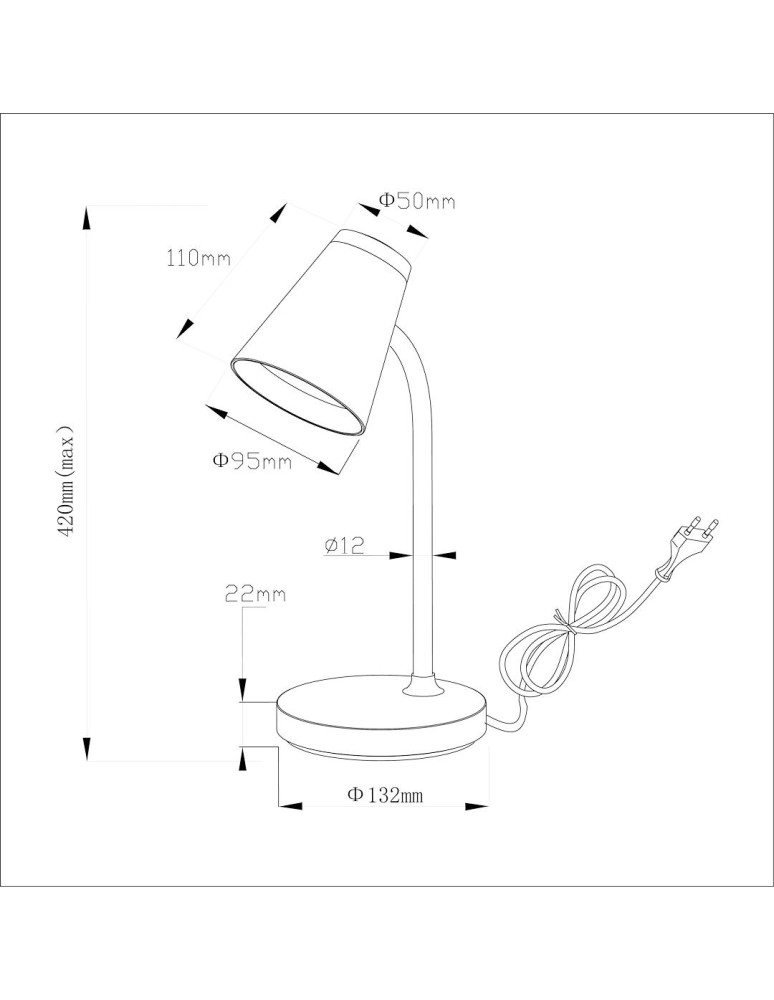 Desk lamps - Milagro Desk Lamp Chico 4.5W 4000K White ML1442 - product kolory-swiatla.pl 5