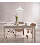 Single pendant lamps - Milagro VISBY WHITE 1xE27 pendant lamp MLP1552 - product 3