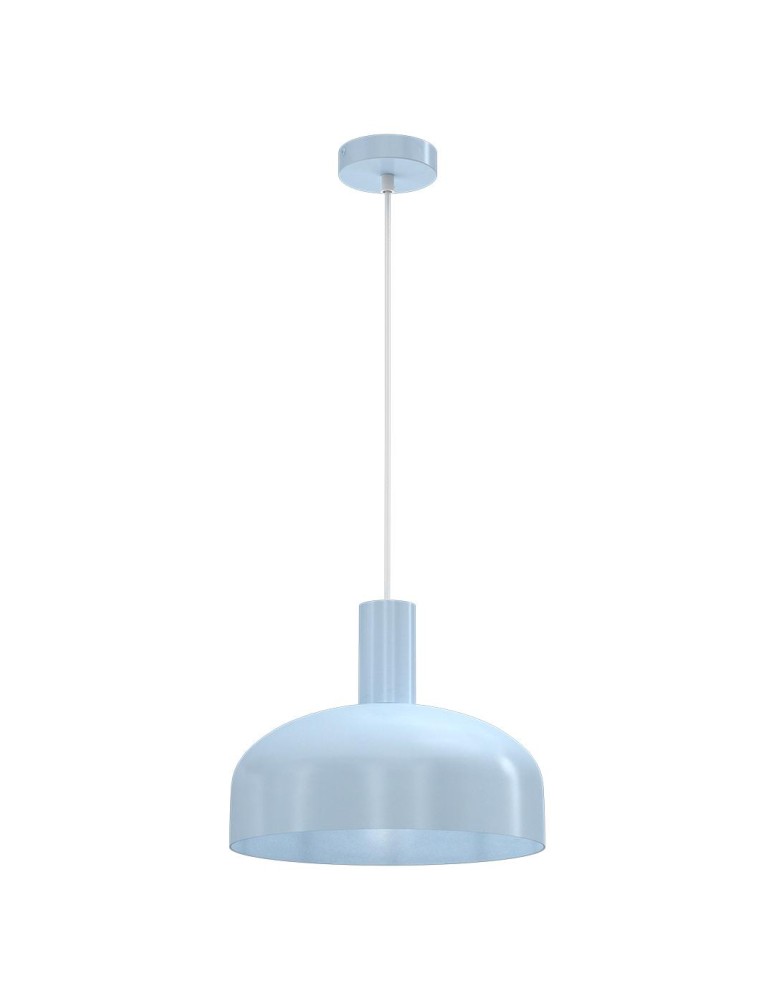 Single pendant lamps - Milagro VISBY BLUE 1xE27 pendant lamp MLP1556 - product kolory-swiatla.pl 1