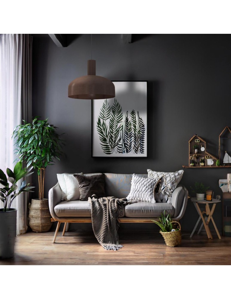 Single pendant lamps - Milagro VISBY CHOCOLATE pendant lamp 1xE27 MLP1557 - product kolory-swiatla.pl 4