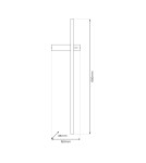 Designer wall lamps - Milagro VISION 12W LED 3000K wall lamp ML1008 - product 3