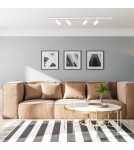 Ready-made rail kits - Milagro 4xPipe Ring GU10 track set + 2x1m guide + Connectors - White ML1688 - product 5