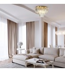Glamour ceiling lamps - Milagro MILANO ceiling lamp fi 45cm 6xE14 ML1023 - product 3