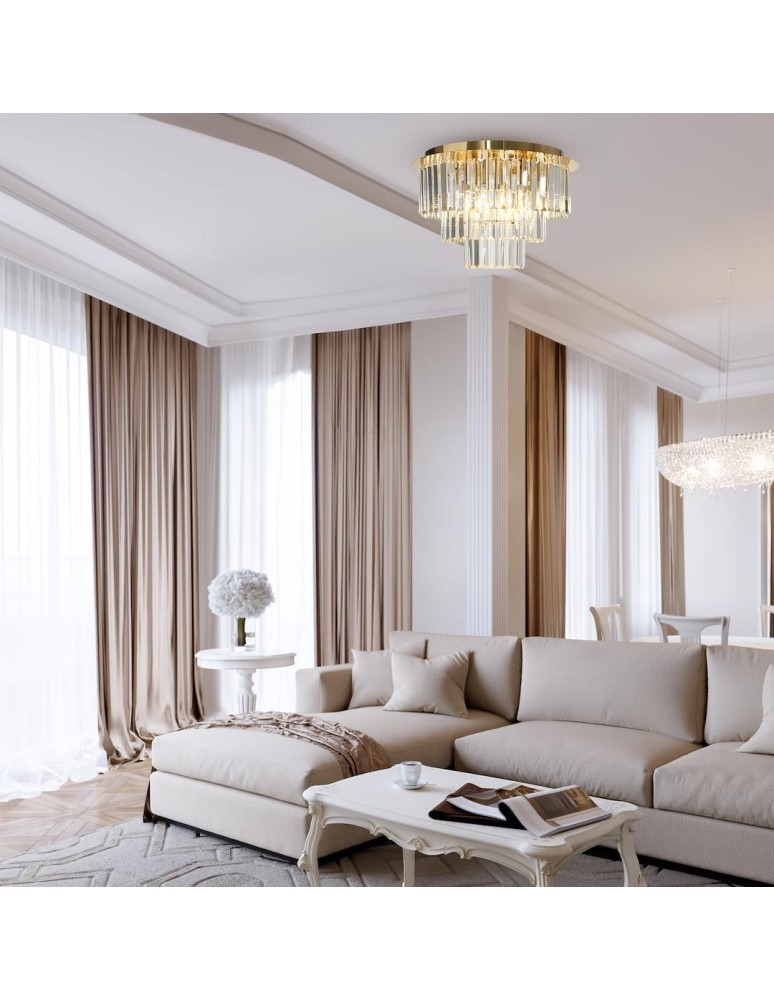 Glamour ceiling lamps - Milagro MILANO ceiling lamp fi 45cm 6xE14 ML1023 - product kolory-swiatla.pl 3