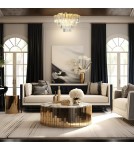 Glamour ceiling lamps - Milagro MILANO ceiling lamp fi 60cm 9xE14 ML1024 - product 3