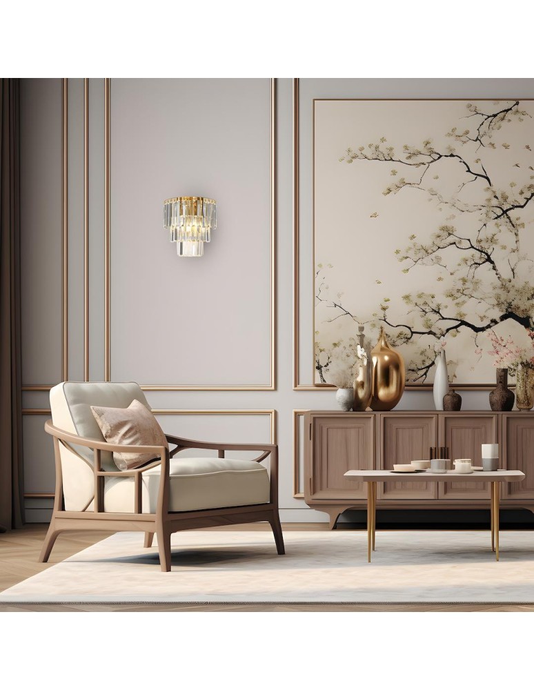 Glamour wall lamps - Milagro MILANO wall lamp 2xE14 ML1495 - product kolory-swiatla.pl 3