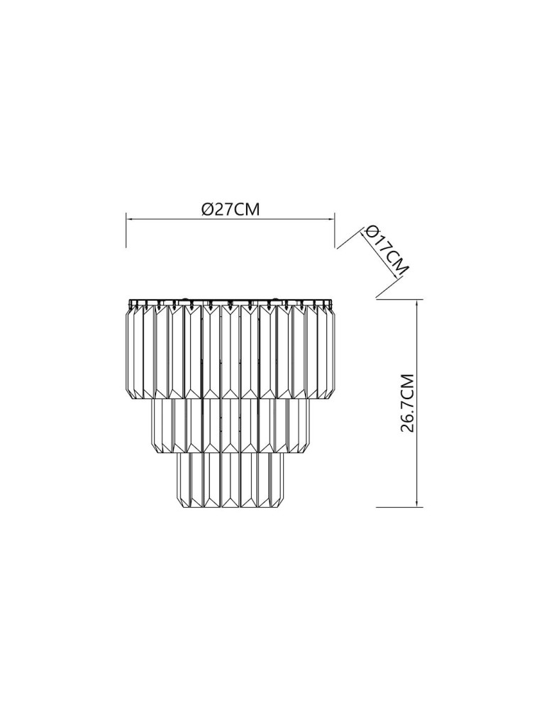 Glamour wall lamps - Milagro MILANO wall lamp 2xE14 ML1495 - product kolory-swiatla.pl 5
