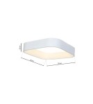 LED ceiling lamps - Milagro Plafond ASTRO WHITE 40W LED 4000K ML1854 - product 7