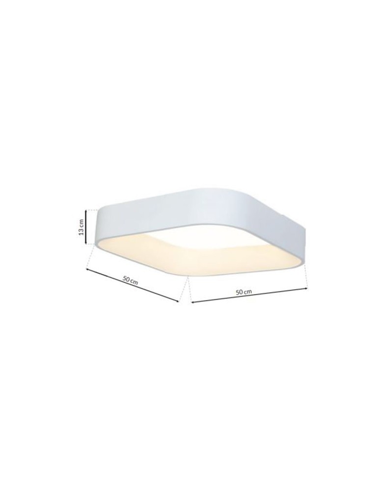 LED ceiling lamps - Milagro Plafond ASTRO WHITE 40W LED 4000K ML1854 - product kolory-swiatla.pl 7