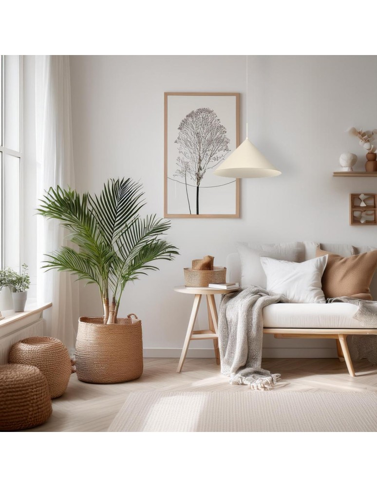 Single pendant lamps - Milagro CAPITAL CREAMY pendant lamp Ø46cm 1xGX53 MLP1643 - product kolory-swiatla.pl 4
