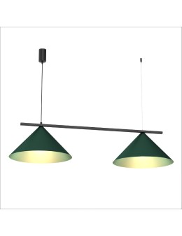 Milagro Lampa wisząca CAPITAL BLACK/GREEN 2XGX53 MLP1529 - produkt 2