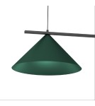 Double pendant lamps - Milagro CAPITAL BLACK/GREEN pendant lamp 2XGX53 MLP1529 - product 3