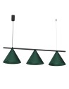 Milagro Lampa wisząca CAPITAL BLACK GREEN 3XGX53 MLP1530