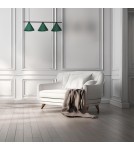 Triple pendant lamps - Milagro Pendant lamp CAPITAL BLACK GREEN 3XGX53 MLP1530 - product 4