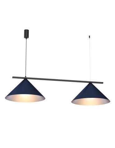 Milagro Lampa wisząca CAPITAL BLACK/NAVY BLUE 2XGX53 MLP1531 - produkt 2
