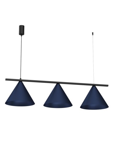 Milagro CAPITAL BLACK/NAVY BLUE 3XGX53 MLP1532 pendant lamp.