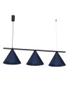 Milagro Lampa wisząca CAPITAL BLACK/NAVY BLUE 3XGX53 MLP1532