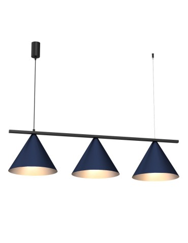 Milagro Lampa wisząca CAPITAL BLACK/NAVY BLUE 3XGX53 MLP1532 - produkt 2