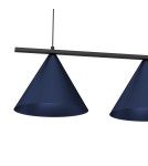 Triple pendant lamps - Milagro CAPITAL BLACK/NAVY BLUE 3XGX53 MLP1532 pendant lamp. - product 3