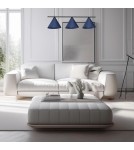 Triple pendant lamps - Milagro CAPITAL BLACK/NAVY BLUE 3XGX53 MLP1532 pendant lamp. - product 4